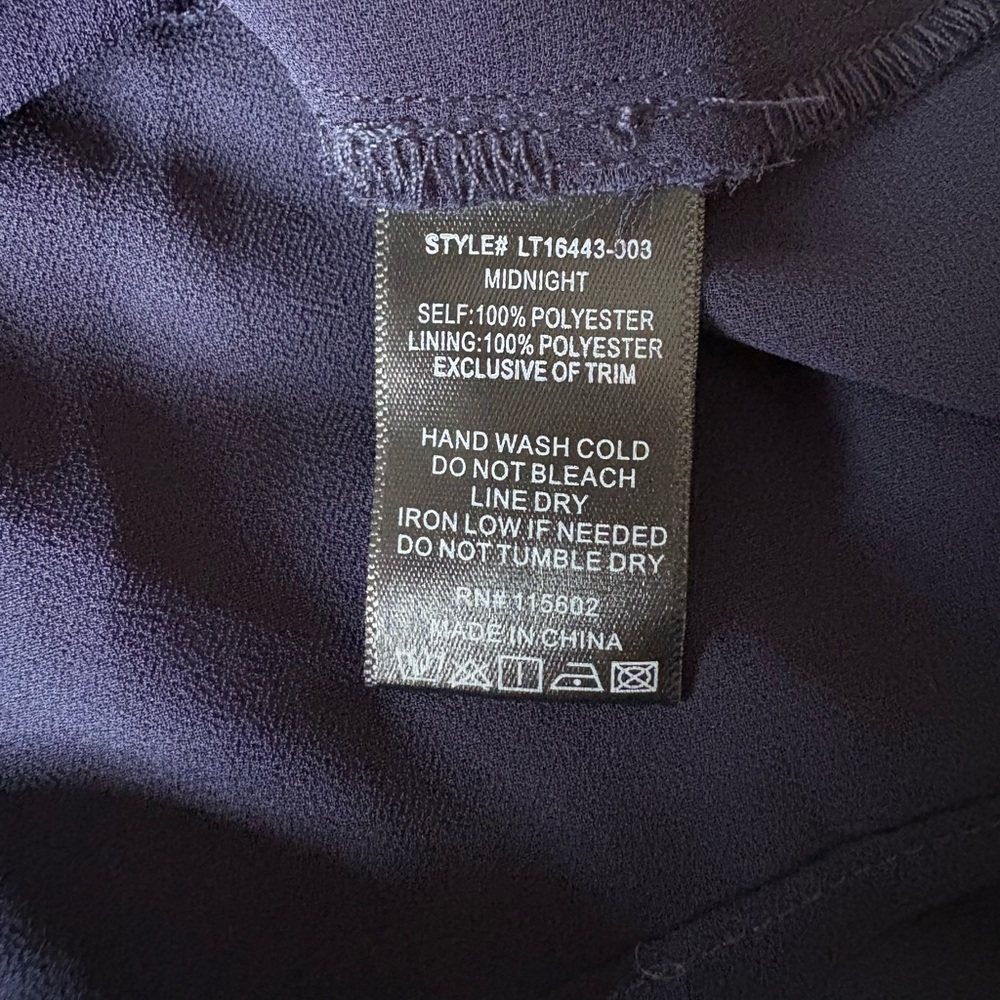 Lush Midnight Blue Top - Picture 4 of 4